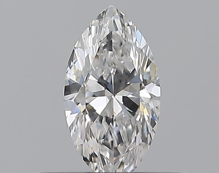 0.3 Carat Marquise Natural Diamond with  Cut Diamond in 14KT  view 1
