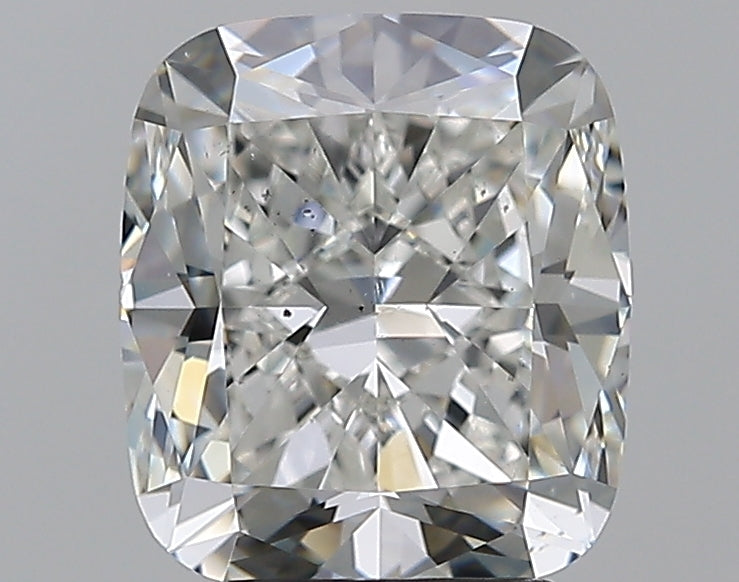 3.01 Carat Cushion Natural Diamond with  Cut Diamond in 14KT  view 1
