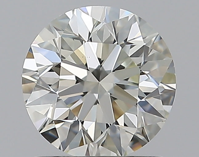1.0 Carat Round Natural Diamond with  Cut Diamond in 14KT  view 1
