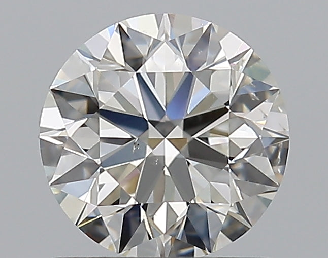 0.97 Carat Round Natural Diamond with  Cut Diamond in 14KT  view 1
