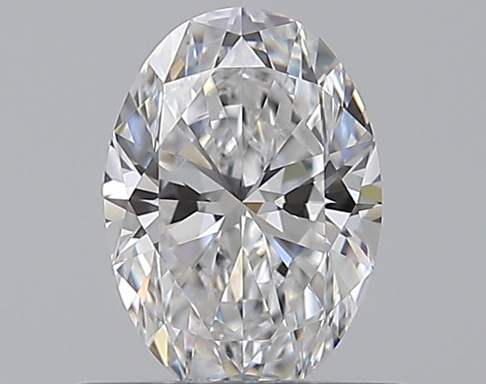 0.55 Carat Oval Natural Diamond with  Cut Diamond in 14KT  view 1
