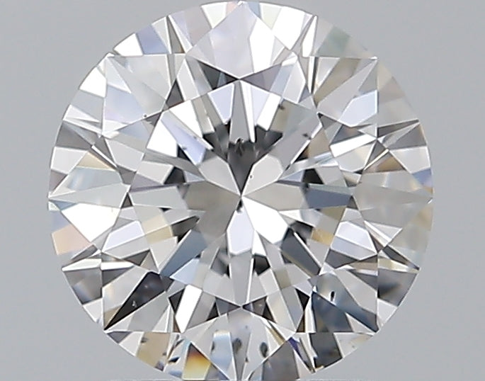 1.51 Carat Round Natural Diamond with  Cut Diamond in 14KT  view 1

