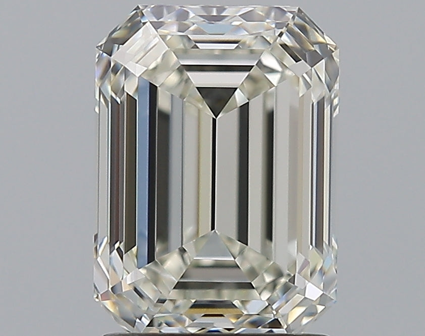2.0 Carat Emerald Natural Diamond with  Cut Diamond in 14KT  view 1
