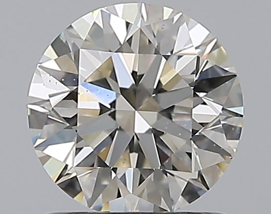 1.01 Carat Round Natural Diamond with  Cut Diamond in 14KT  view 1
