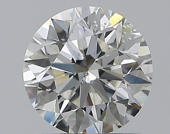 1.0 Carat Round Natural Diamond with  Cut Diamond in 14KT  view 1
