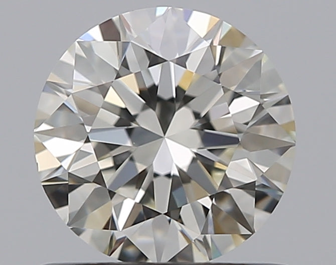 0.8 Carat Round Natural Diamond with  Cut Diamond in 14KT  view 1
