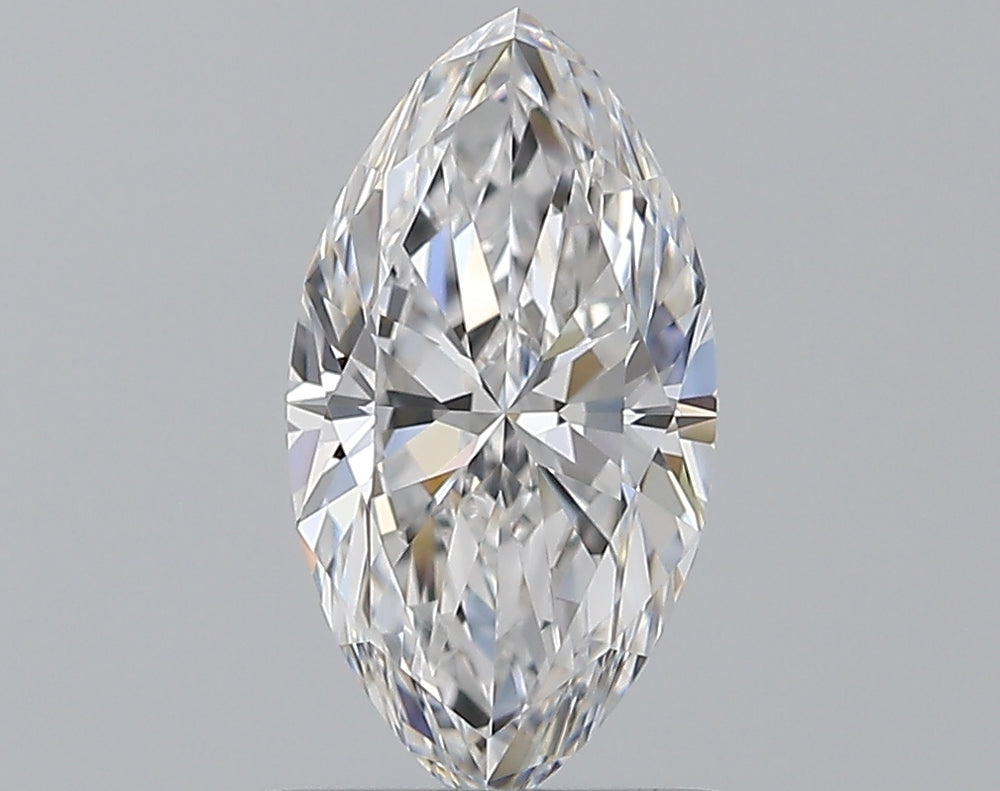 0.81 Carat Marquise Natural Diamond with  Cut Diamond in 14KT  view 1
