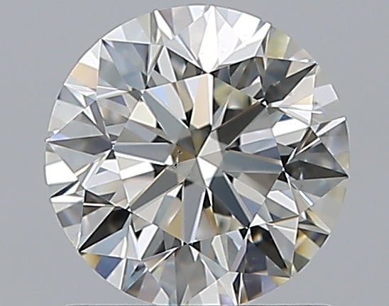 1.08 Carat Round Natural Diamond with  Cut Diamond in 14KT  view 1
