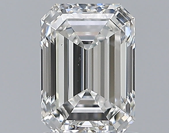 1.21 Carat Emerald Natural Diamond with  Cut Diamond in 14KT  view 1
