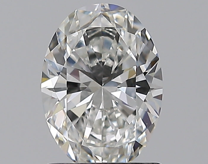 1.2 Carat Oval Natural Diamond with  Cut Diamond in 14KT  view 1
