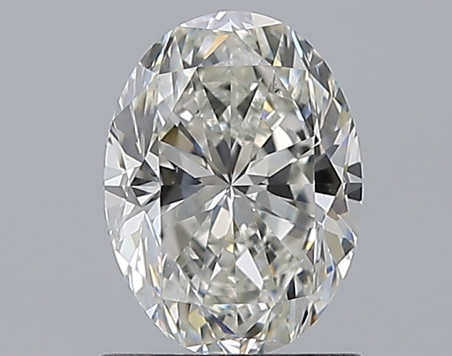 1.2 Carat Oval Natural Diamond with  Cut Diamond in 14KT  view 1
