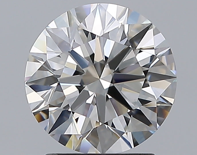 2.01 Carat Round Natural Diamond with  Cut Diamond in 14KT  view 1
