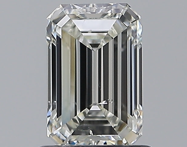 1.02 Carat Emerald Natural Diamond with  Cut Diamond in 14KT  view 1

