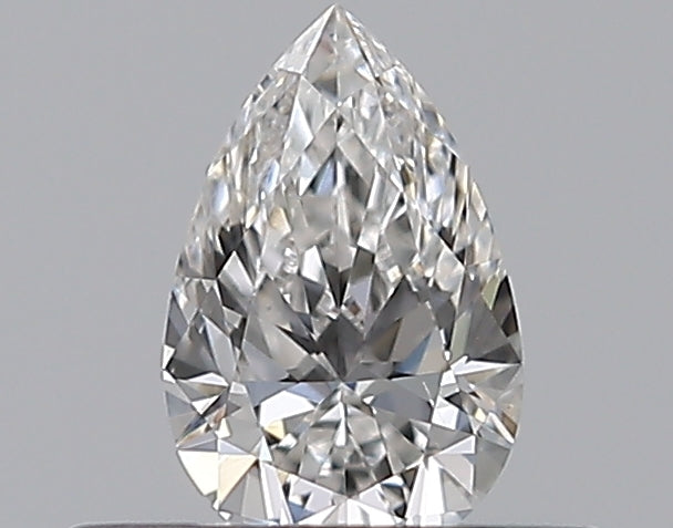 0.3 Carat Pear Natural Diamond with  Cut Diamond in 14KT  view 1
