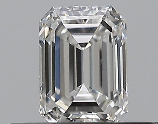 0.3 Carat Emerald Natural Diamond with  Cut Diamond in 14KT  view 1
