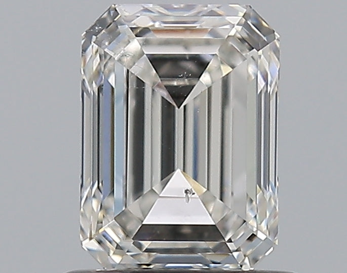 0.96 Carat Emerald Natural Diamond with  Cut Diamond in 14KT  view 1
