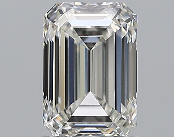 1.2 Carat Emerald Natural Diamond with  Cut Diamond in 14KT  view 1
