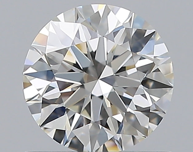 0.76 Carat Round Natural Diamond with  Cut Diamond in 14KT  view 1
