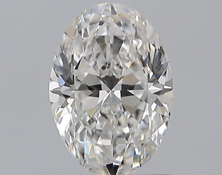 0.78 Carat Oval Natural Diamond with  Cut Diamond in 14KT  view 1
