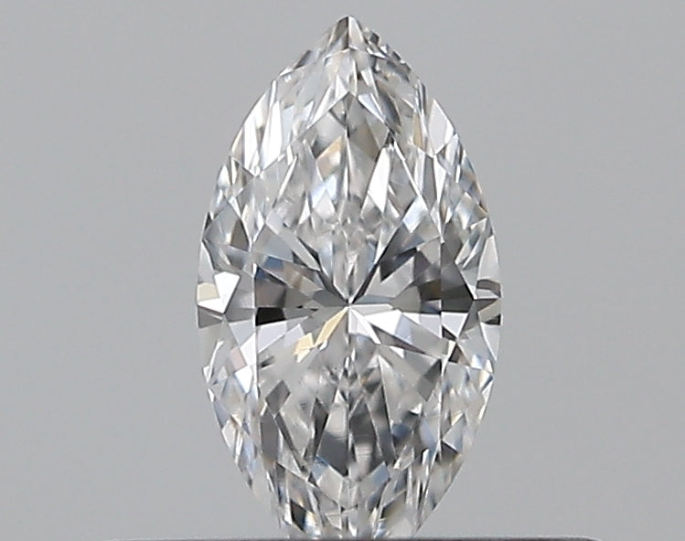 0.3 Carat Marquise Natural Diamond with  Cut Diamond in 14KT  view 1
