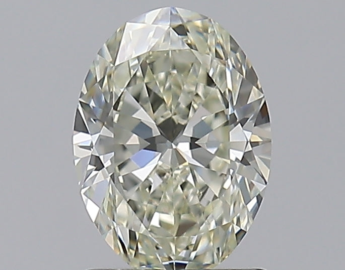 1.2 Carat Oval Natural Diamond with  Cut Diamond in 14KT  view 1
