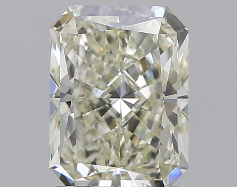 1.35 Carat Radiant Natural Diamond with  Cut Diamond in 14KT  view 1
