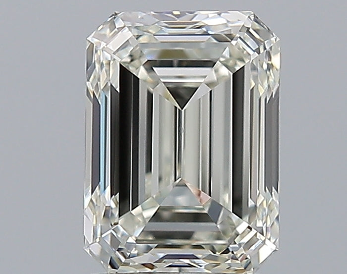2.0 Carat Emerald Natural Diamond with  Cut Diamond in 14KT  view 1
