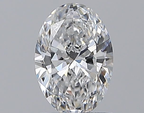 1.01 Carat Oval Natural Diamond with  Cut Diamond in 14KT  view 1
