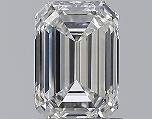 1.02 Carat Emerald Natural Diamond with  Cut Diamond in 14KT  view 1
