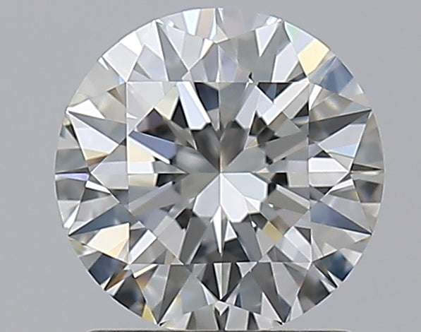 1.29 Carat Round Natural Diamond with  Cut Diamond in 14KT  view 1
