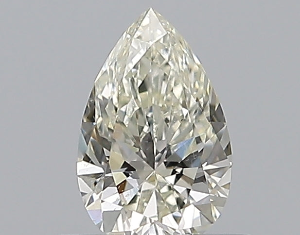 0.4 Carat Pear Natural Diamond with  Cut Diamond in 14KT  view 1
