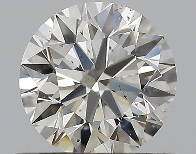 0.63 Carat Round Natural Diamond with  Cut Diamond in 14KT  view 1
