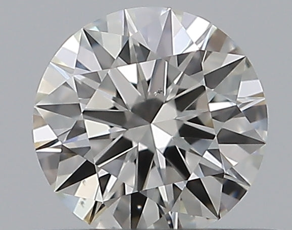 0.31 Carat Round Natural Diamond with  Cut Diamond in 14KT  view 1
