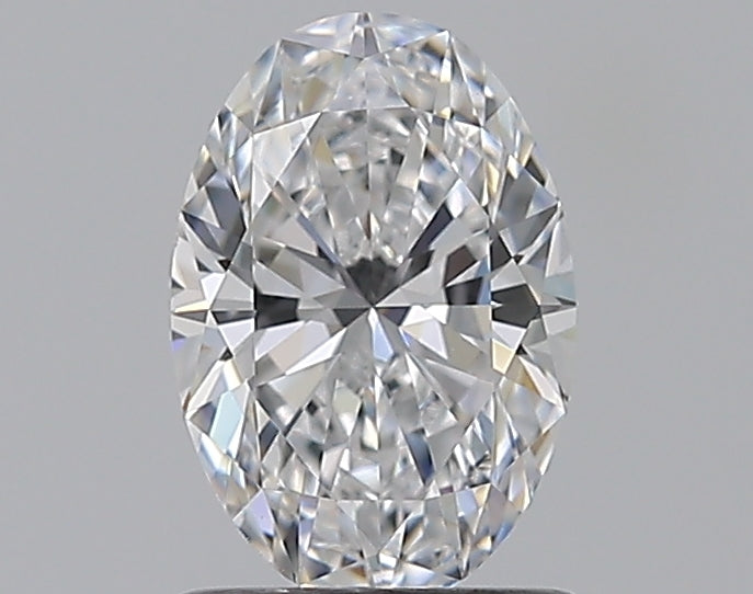 1.01 Carat Oval Natural Diamond with  Cut Diamond in 14KT  view 1

