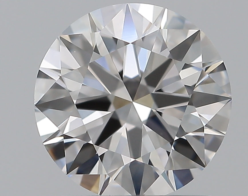 1.01 Carat Round Natural Diamond with  Cut Diamond in 14KT  view 1
