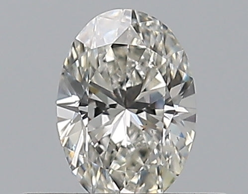 0.3 Carat Oval Natural Diamond with  Cut Diamond in 14KT  view 1

