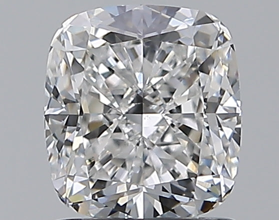 1.46 Carat Cushion Natural Diamond with  Cut Diamond in 14KT  view 1
