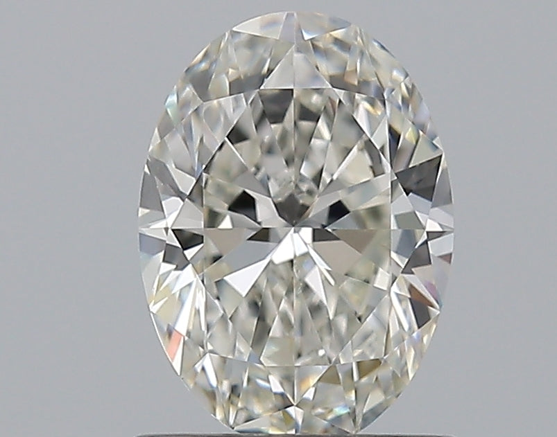 1.01 Carat Oval Natural Diamond with  Cut Diamond in 14KT  view 1
