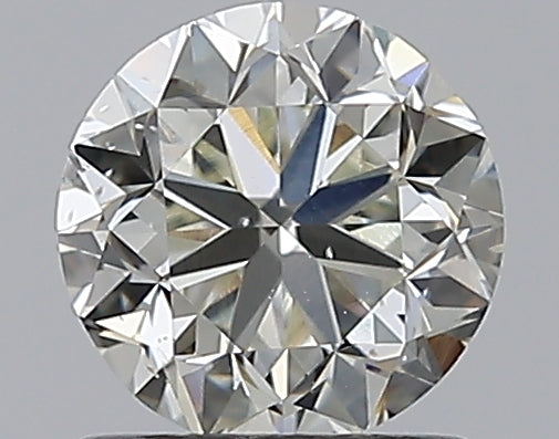 1.0 Carat Round Natural Diamond with  Cut Diamond in 14KT  view 1
