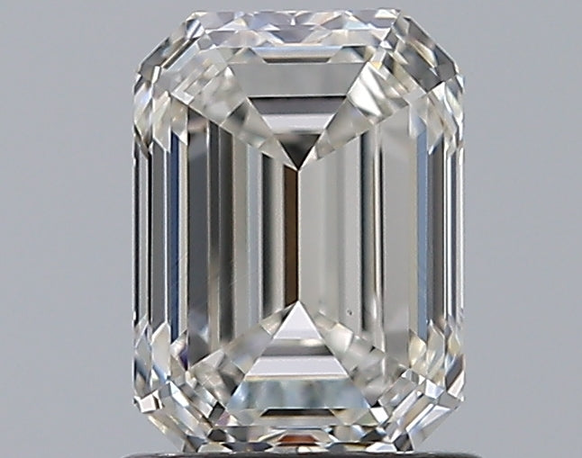 1.2 Carat Emerald Natural Diamond with  Cut Diamond in 14KT  view 1
