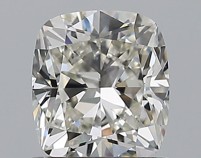 1.01 Carat Cushion Natural Diamond with  Cut Diamond in 14KT  view 1
