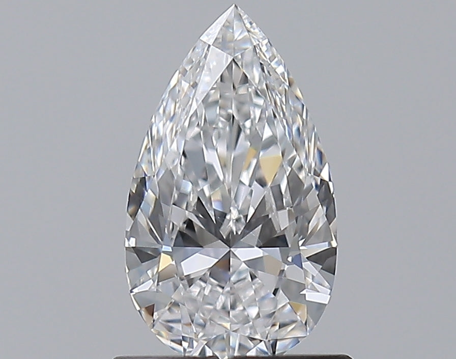 0.75 Carat Pear Natural Diamond with  Cut Diamond in 14KT  view 1

