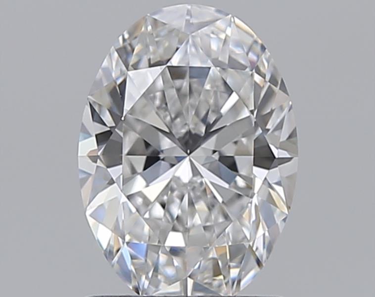 1.08 Carat Oval Natural Diamond with  Cut Diamond in 14KT  view 1
