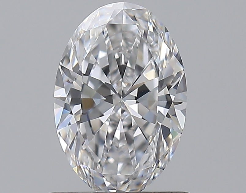 0.81 Carat Oval Natural Diamond with  Cut Diamond in 14KT  view 1
