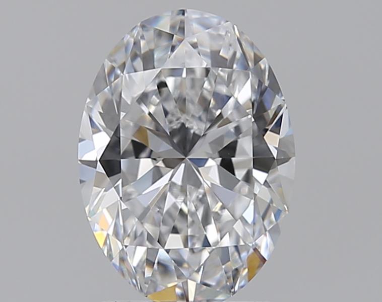 1.5 Carat Oval Natural Diamond with  Cut Diamond in 14KT  view 1
