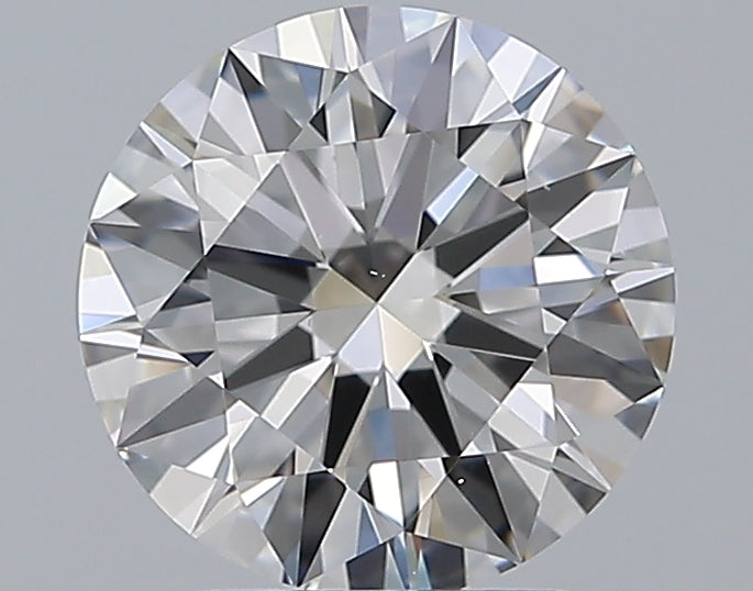2.01 Carat Round Natural Diamond with  Cut Diamond in 14KT  view 1
