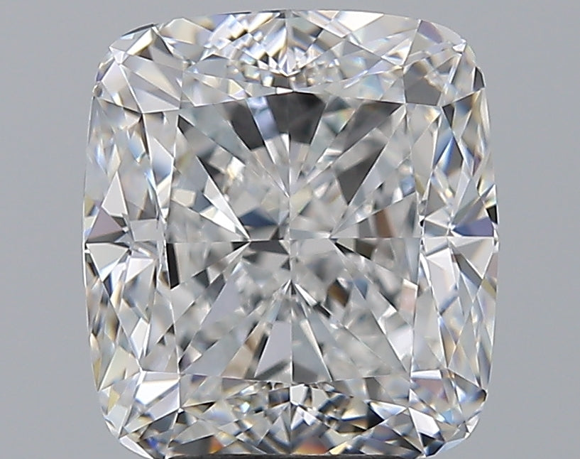 5.01 Carat Cushion Natural Diamond with  Cut Diamond in 14KT  view 1
