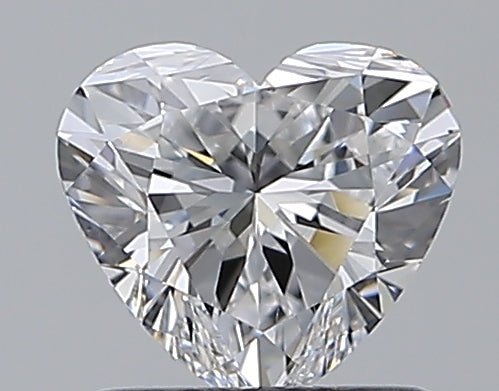 1.0 Carat Heart Natural Diamond with  Cut Diamond in 14KT  view 1
