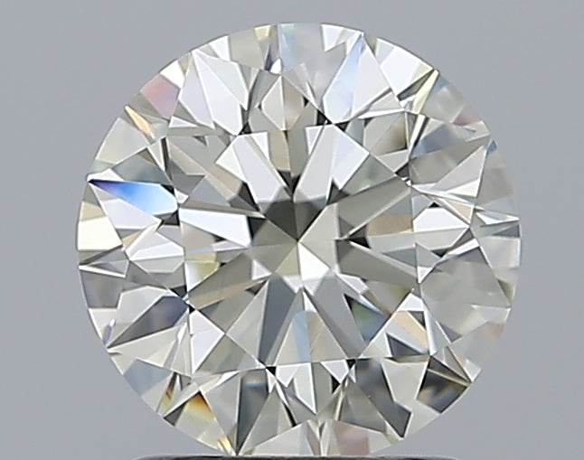 1.51 Carat Round Natural Diamond with  Cut Diamond in 14KT  view 1

