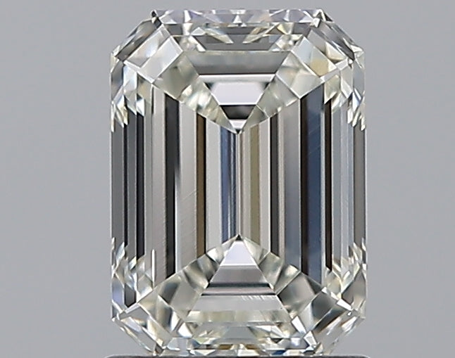 1.51 Carat Emerald Natural Diamond with  Cut Diamond in 14KT  view 1
